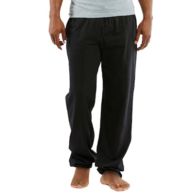 Men's Knitted Pajama Pants - 3XL, Black