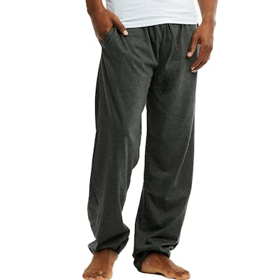 Men's Knitted Pajama Pants - Small, Charcoal Grey