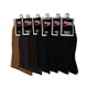 Men's Dress Poly Socks - Size 10-13, Assorted Colors, 6 Pack (2 of 2)