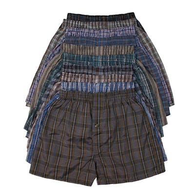 Boys' Boxer Shorts - Small, 3 Assorted Plaids