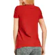 Women's Classic Fit Crew Neck T-Shirts - Small, Red (2 of 2)