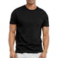 Men's Crew Neck T-Shirts - Large, Black