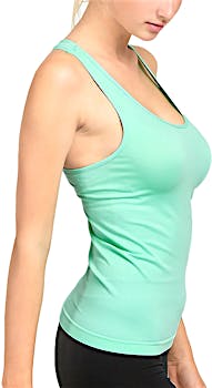 Doloom16® Camisole Racerback Tank Top / Vest Sando Inner wear for Girls and  Women (Pack of 2) Green