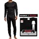 Men's Thermal Underwear Sets - Medium, Black (3 of 3)