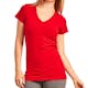 Women's Classic Fit V Neck T-Shirts - Large, Red (1 of 2)