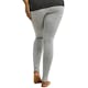 Women's Plus Size Cotton Leggings - XL-3XL, Heather Gray (3 of 3)