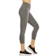 Women's Cotton Capri Leggings - Medium, Heather Charcoal (2 of 3)