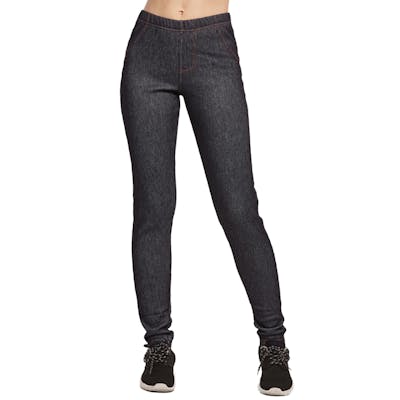 Women's Polar Fleece Jeggings - Large, Black