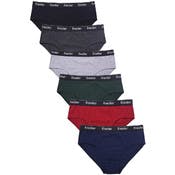 Men's Color Band Bikini Briefs - Large, Assorted Colors, 3 Pack