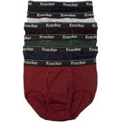 Men's Color Band Briefs - Medium, Assorted Colors, 3 Pack