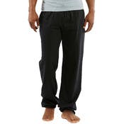 Men's Knitted Pajama Pants - Medium, Black