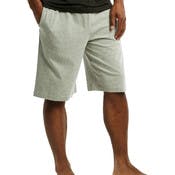 Men's Knitted Pajama Shorts - 3XL, Heather Gray