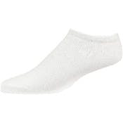 Men's No-Show Cushioned Sports Socks - White, 9-11, 4 Pack
