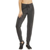 Women's Lightweight Cotton Jogger Pants - Heather Charcoal, Medium, Pockets