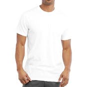 Men's Crew Neck T-Shirts - Large, White