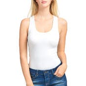 Women's Racerback Tank Tops - One Size Fits Most, White