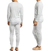 Men's Thermal Underwear Sets - Large, White