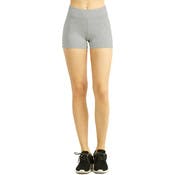 Women's Cotton 12" Outseam Shorts - Small, Heather Gray