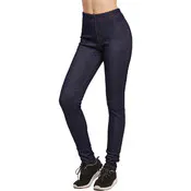 Women's Polar Fleece Jeggings - Large, Blue