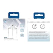 Lightning Earbuds with Mic - White