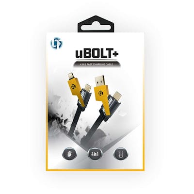 4-in-1 Charging Cable - Black
