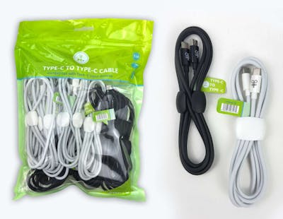 Type-C To Type-C Cables, Assorted Colors