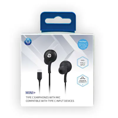 Type C Earphones - Black