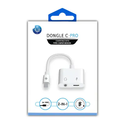 Dongle Type C Pro Converters - White