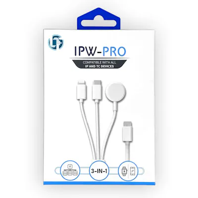 3-In-1 Chargers - White
