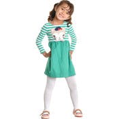 Girls' Winter Tights - White