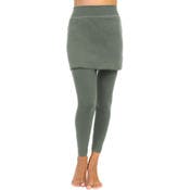 High Waisted Skirt Leggings - Gray