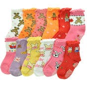 Girls' Cotton Blend Socks - Assorted