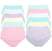 Cotton Classic Brief Panties - Assorted Colors, Small-XL