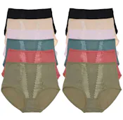 Classic High-Rise Briefs - Assorted Colors, Small-XL