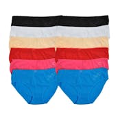 Cotton Mid-Rise Bikinis - Size Small-XL, Assorted Colors
