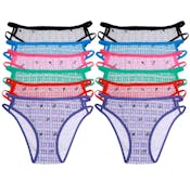 Classic Cotton High-Cut Panties, Assorted Colors