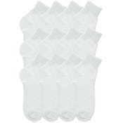 Adult Low-Cut Trainer Socks - White