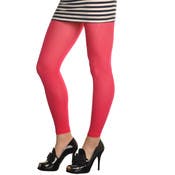 Footless Ribbed Tights - Assorted