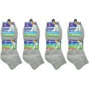 Cotton Ankle Socks - Gray