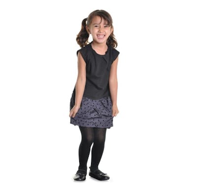 Girls' Winter Tights - Navy