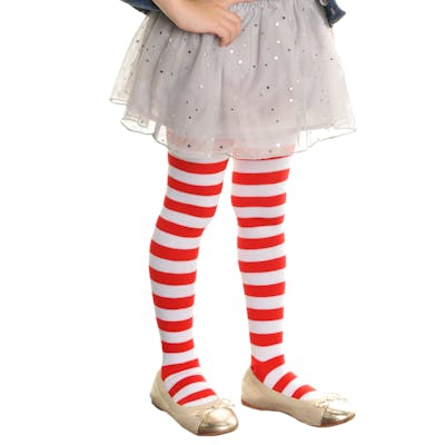 Girls' Winter Striped Tights - Assorted