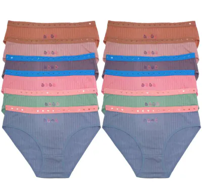 Cotton Bikini Panties - Assorted Colors, Small-XL