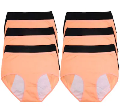 Mid Rise Leakproof Panties, Small-XL