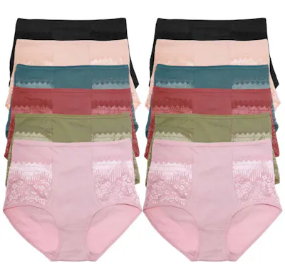 Cotton High Rise Panties - Assorted Colors, Small-XL