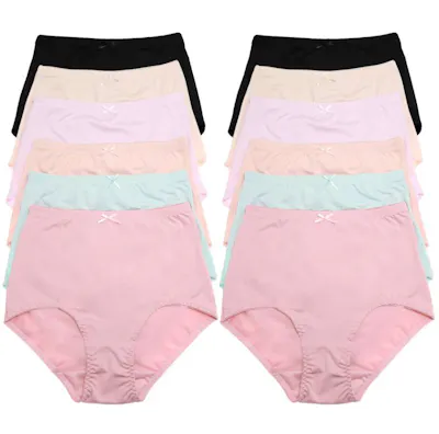 High Waist Classic Briefs - Assorted Colors, S-XL