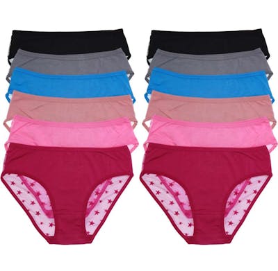 Cotton Bikini Panties - Size Small-XL, Assorted Colors