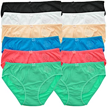 Sexy Basics Women's Super Value 24 Pack Hi - Cut Cotton Soft Bikini Panties  (Small 5, Pack of 24 - Assorted Solids & Prints) : : Clothing,  Shoes & Accessories