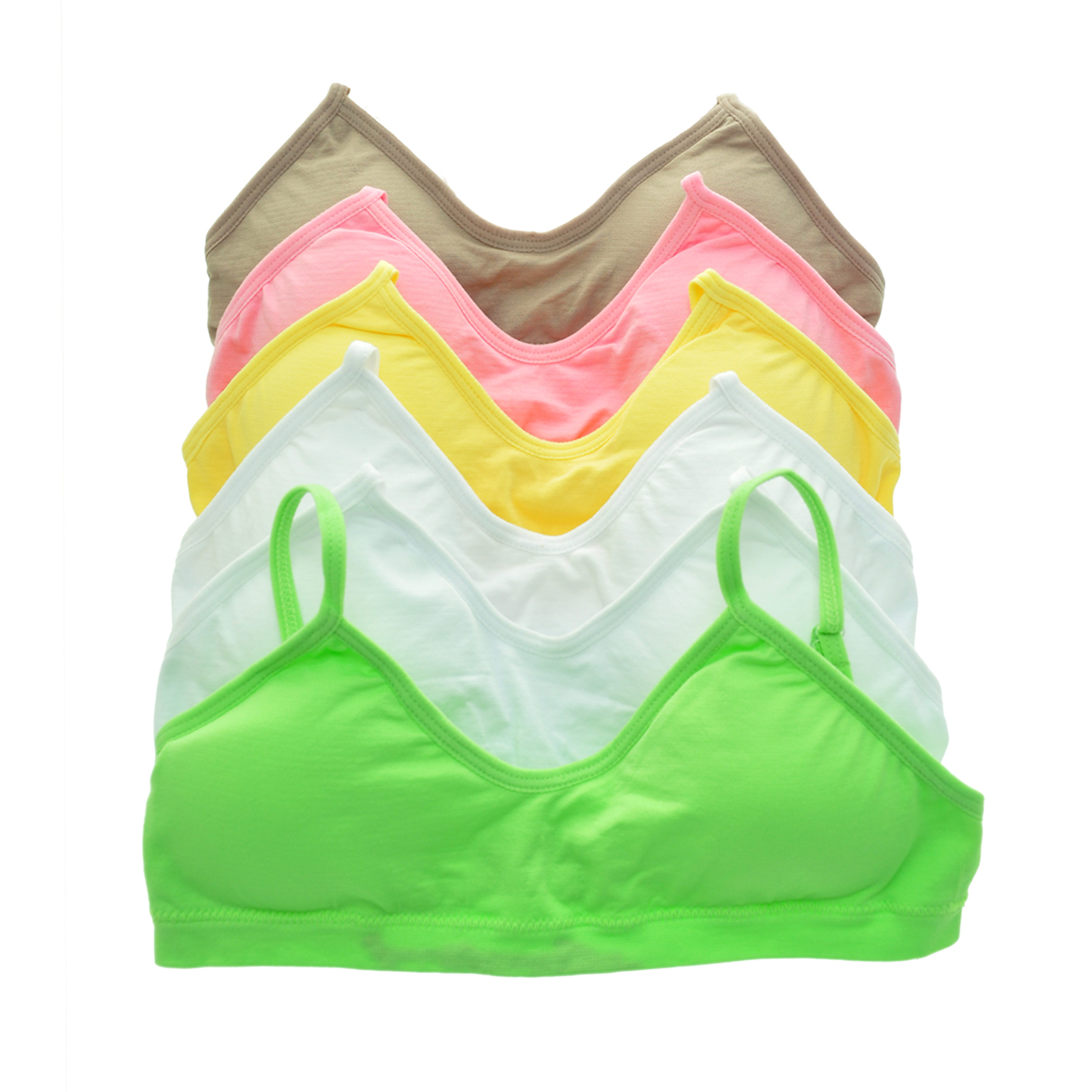 Wholesale Angelina Seamless Padded Training Bra Assorted