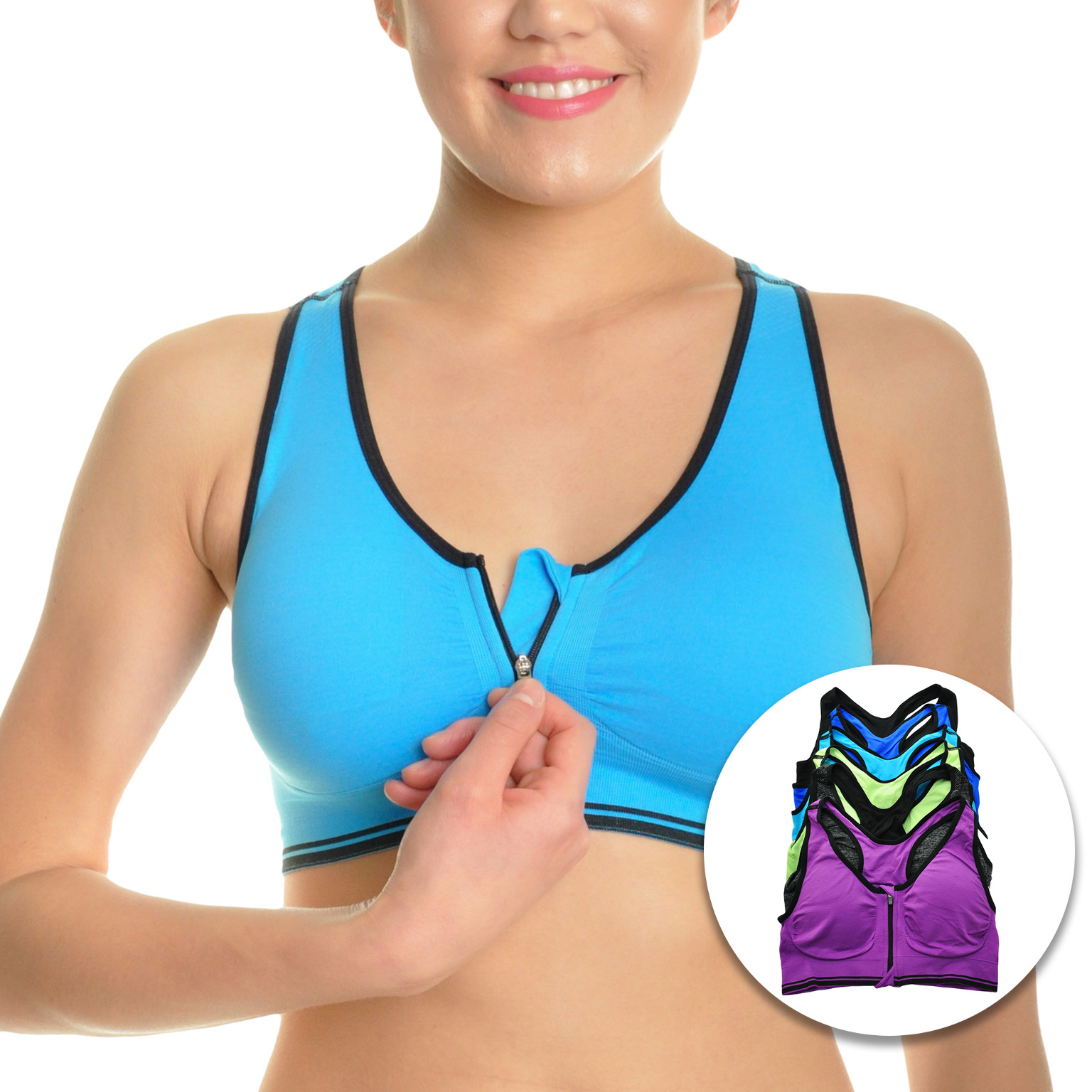 Buy Sport Bra for Every Day Comfort and Every Day for Gym Running Cycling  and Many Other Sport Activity Wild Range and Colour Pack of 2 Online at  desertcartSeychelles
