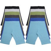 Girls' Cotton Athletic Shorts - S-XL, Knee Length